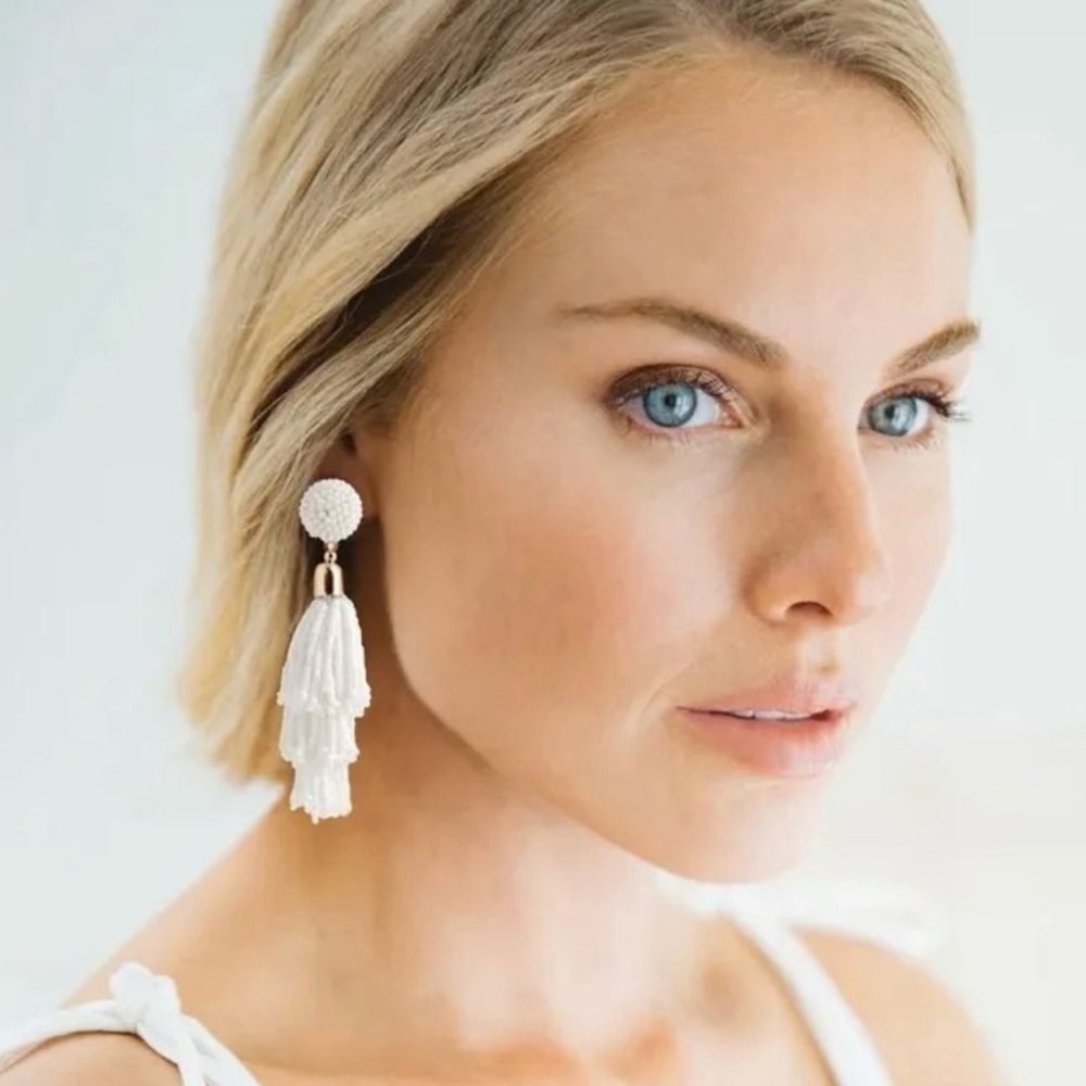 Panacea Pierced Tassel Earrings